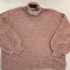 Zara Dusty Rose Knit Pullover